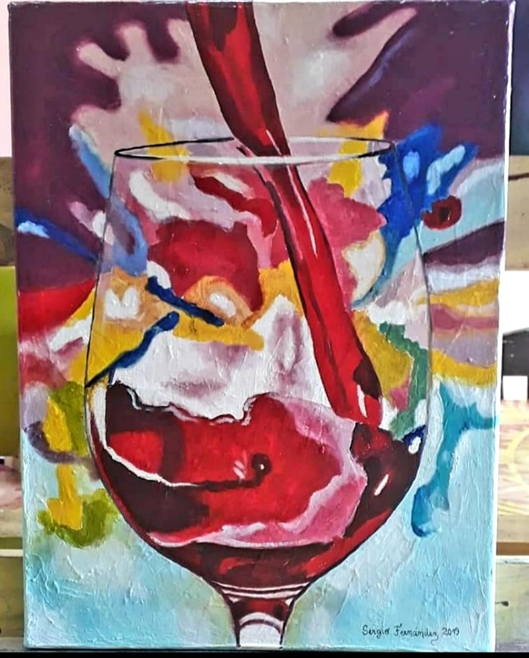 Salud, obra de Sergio Fernandez