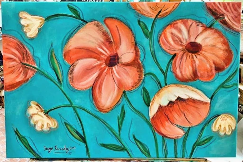 Flores, obra de Sergio Fernandez